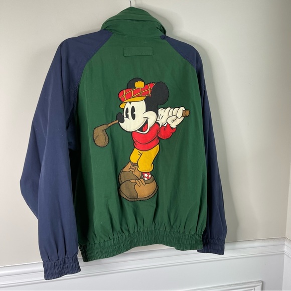 Disney Other - Vintage Mickey zip up light jacket size medium